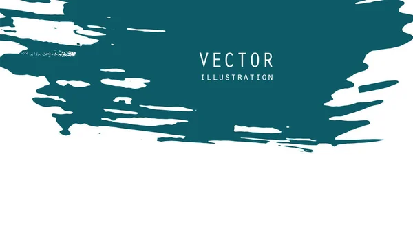 Abstract Inktpenseel Banners Met Grunge Effect Japanse Stijl Vectorillustratie — Stockvector