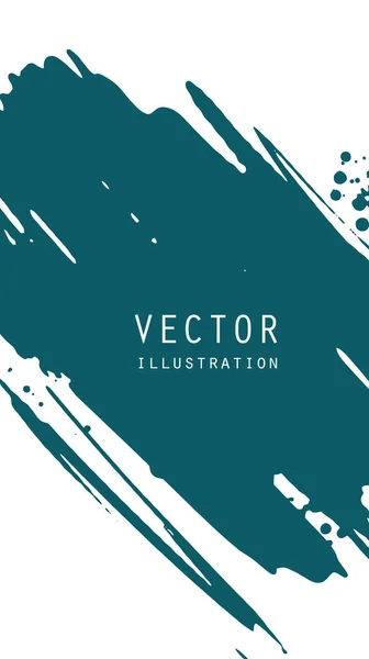 Pancartas Abstractas Pincel Tinta Con Efecto Grunge Estilo Japonés Ilustración — Vector de stock