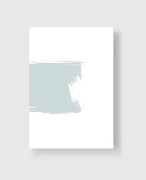 Bannières Abstraites Encre Avec Effet Grunge Illustration Vectorielle — Image vectorielle