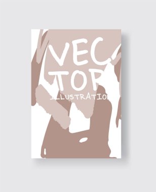 Sanatsal yaratıcı evrensel kartlar. El yapımı kumaşlar. Poster, kart, pankart, broşür, broşür, ilanlar için tasarım.