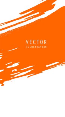 Grunge efektli soyut mürekkep fırçası afişleri. Japon tarzı. Vektör illüstrasyonu