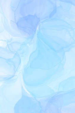 Alkol mürekkebi boyası. Soyut tasarım. Tabloya yakın çekim. Renkli soyut resim arkaplanı. Alkol mürekkebi modern soyut resim. Modern çağdaş sanat.