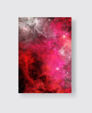 Uzay Soyut Galaksi Sancakları ayarlandı. Tasarımlarınız ve sanat eserleriniz için vektör illüstrasyonu.