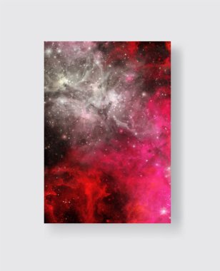 Uzay Soyut Galaksi Sancakları ayarlandı. Tasarımlarınız ve sanat eserleriniz için vektör illüstrasyonu.