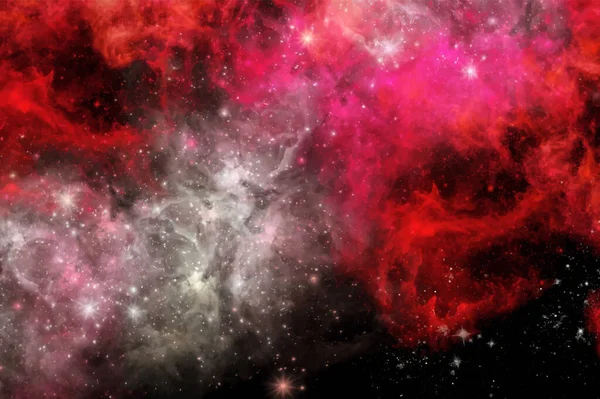 Space Abstract Galaxy Banner Eingestellt Vektorillustration Für Ihre Entwürfe Und — Stockvektor