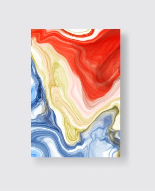 Vektör soyut mermer dokusu. Renkli mürekkep çizimi. Soyut mürekkep resmi. Vektör tasarım ögesi.