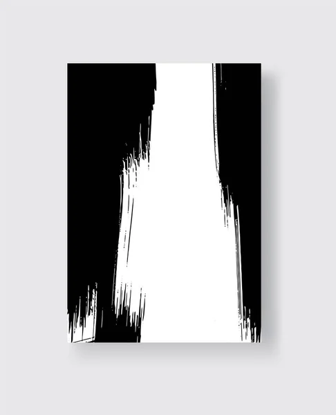 Abstrakte Pinselbanner Mit Grunge Effekt Vektorillustration — Stockvektor