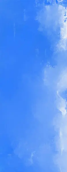 アブストラクトな手描きアクリル背景 青い水彩バナーテンプレート ベクターイラスト — ストックベクタ