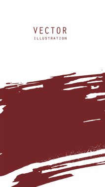 Grunge efektli soyut mürekkep fırçası afişleri. Japon tarzı. Vektör illüstrasyonu