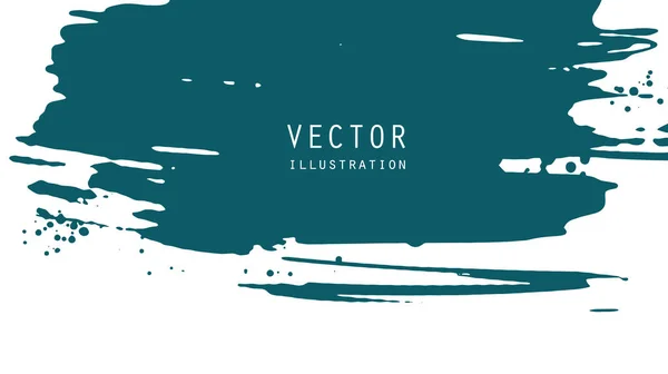 Pancartas Abstractas Pincel Tinta Con Efecto Grunge Estilo Japonés Ilustración — Vector de stock