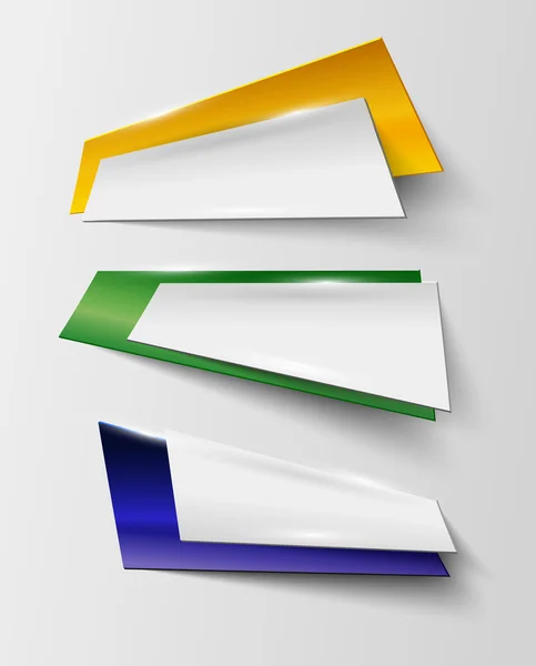 Resumo bandeira geométrica no Brasil cor - ilustração vetorial — Vetor de Stock
