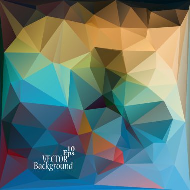 geometrik arka plan tasarımı - vektör çizim kullanmak için