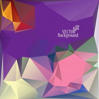 geometrik arka plan tasarımı - vektör çizim kullanmak için