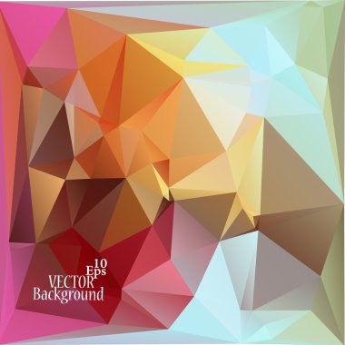 geometrik arka plan tasarımı - vektör çizim kullanmak için