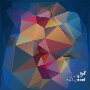 geometrik arka plan tasarımı - vektör çizim kullanmak için