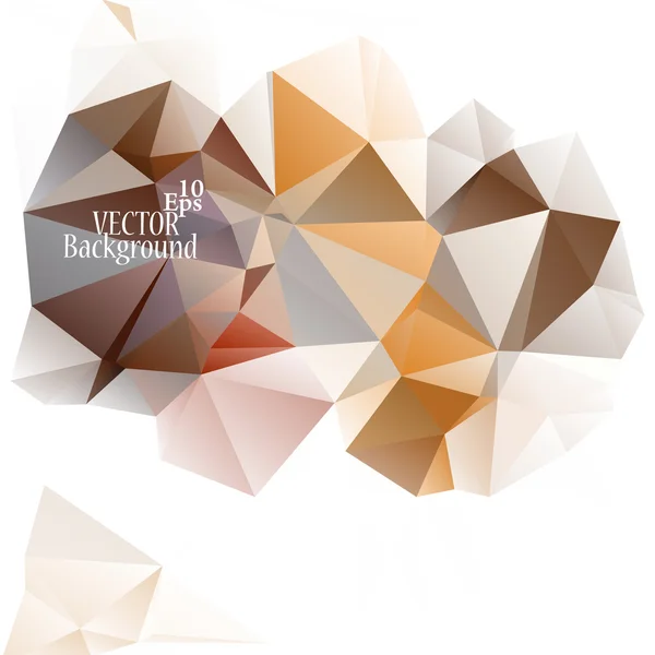 Abstracte geometrische achtergrond voor gebruik in ontwerp - vectorillustratie — Stockvector