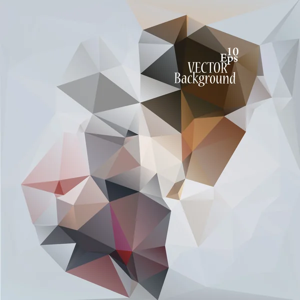 Fondo geométrico abstracto para uso en diseño - ilustración vectorial — Vector de stock