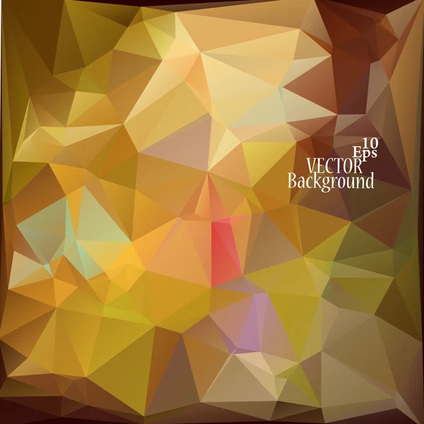 Plantillas de Diseño Multicolor (Amarillo, Naranja, Marrón). Fondo geométrico triangular abstracto moderno vectorial . — Vector de stock