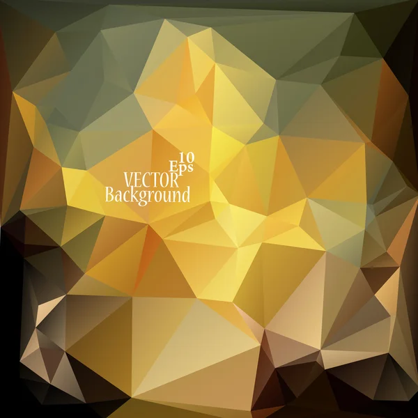 Plantillas de Diseño Multicolor (Amarillo, Marrón, Gris). Fondo geométrico triangular abstracto moderno vectorial . — Vector de stock