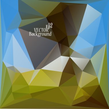 Çok renkli tasarım şablonları. Üçgen geometrik soyut Moder