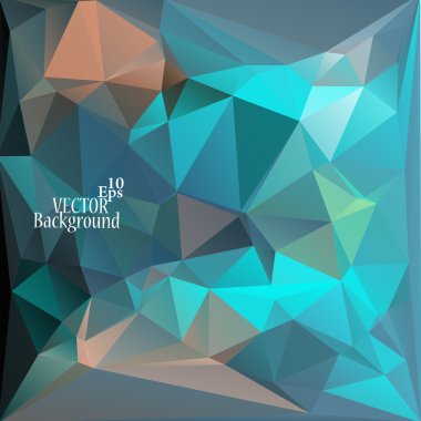 Çok renkli tasarım şablonları. Üçgen geometrik soyut Moder