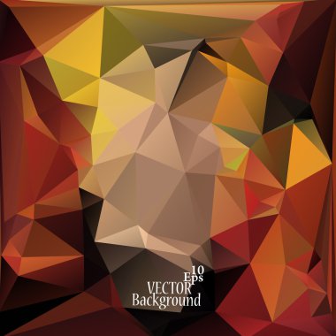 Çok renkli tasarım şablonları. Üçgen geometrik soyut Moder