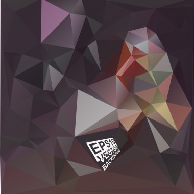 çok renkli tasarım şablonları. geometrik üçgen soyut modern vektör arka plan. 