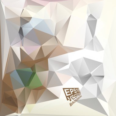 Çok renkli tasarım şablonları. Üçgen geometrik soyut Moder