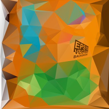 çok renkli tasarım şablonları. geometrik üçgen soyut modern vektör arka plan. 