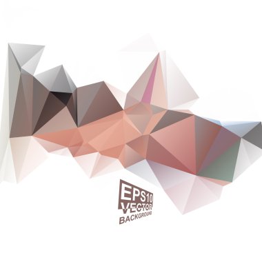 çok renkli tasarım şablonları. geometrik üçgen soyut modern vektör arka plan. 