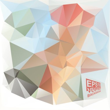 çok renkli tasarım şablonları. geometrik üçgen soyut modern vektör arka plan. 