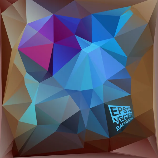 Vícebarevná design šablony. geometrický trojúhelníkový abstraktní moderní vektorové pozadí. — Stockový vektor