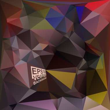 çok renkli tasarım şablonları. geometrik üçgen soyut modern vektör arka plan. 