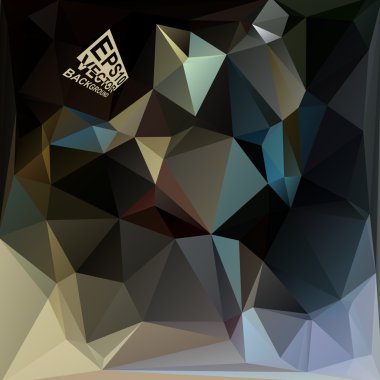 çok renkli tasarım şablonları. geometrik üçgen soyut modern vektör arka plan. 