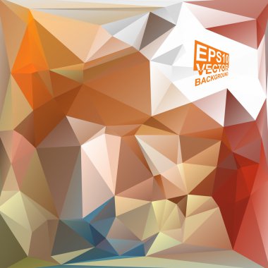 çok renkli tasarım şablonları. geometrik üçgen soyut modern vektör arka plan. 