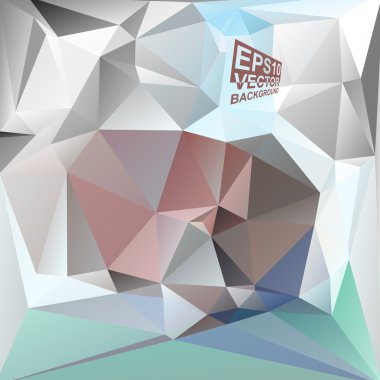 çok renkli tasarım şablonları. geometrik üçgen soyut modern vektör arka plan. 