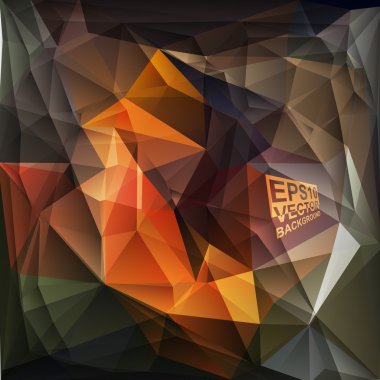 çok renkli tasarım şablonları. geometrik üçgen soyut modern vektör arka plan. 