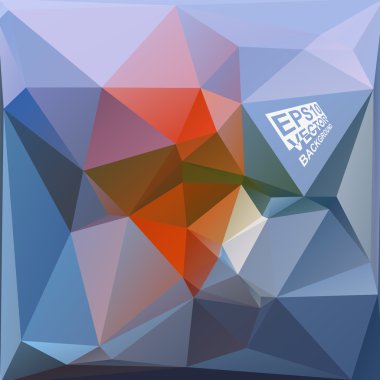 çok renkli tasarım şablonları. geometrik üçgen soyut modern vektör arka plan. 