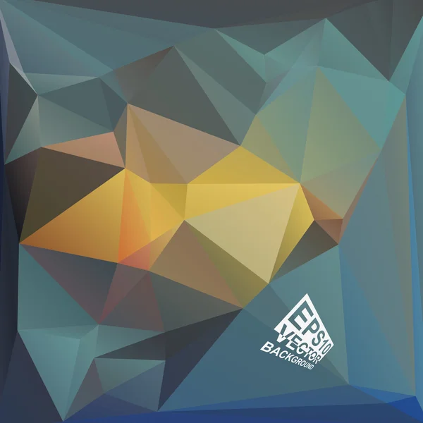 Mal for design med flere farger. Geometrisk triangulær abstrakt moderne vektorbakgrunn . – stockvektor