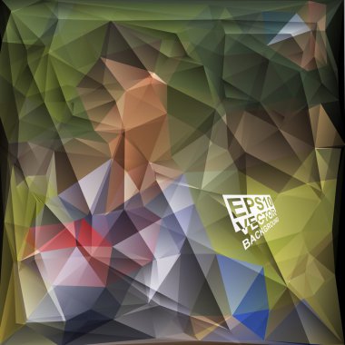 çok renkli tasarım şablonları. geometrik üçgen soyut modern vektör arka plan. 