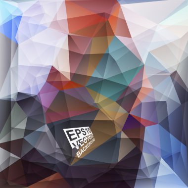 çok renkli tasarım şablonları. geometrik üçgen soyut modern vektör arka plan. 