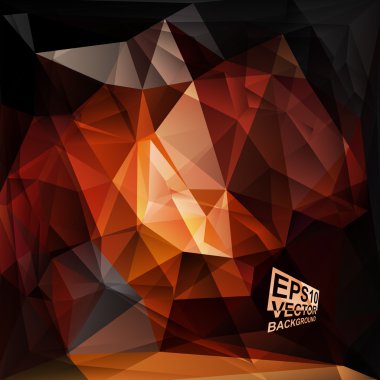 çok renkli tasarım şablonları. geometrik üçgen soyut modern vektör arka plan. 