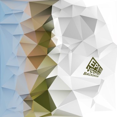 çok renkli tasarım şablonları. geometrik üçgen soyut modern vektör arka plan. 