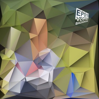 çok renkli tasarım şablonları. geometrik üçgen soyut modern vektör arka plan. 
