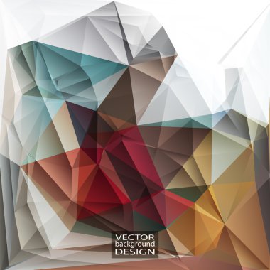çok renkli tasarım şablonları. geometrik üçgen soyut modern vektör arka plan. 