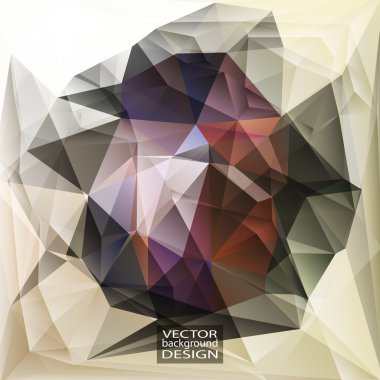 çok renkli tasarım şablonları. geometrik üçgen soyut modern vektör arka plan. 