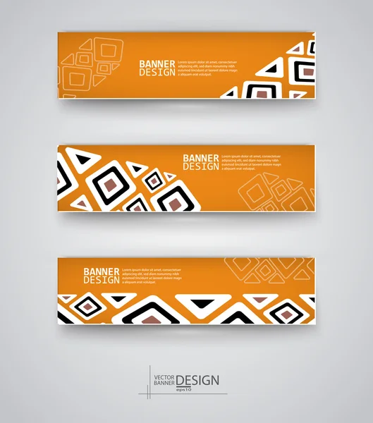 Web ontwerpsjablonen. set van banners — Stockvector