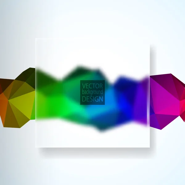 Multicolor ontwerpsjablonen. geometrische driehoekige abstracte moderne vector achtergrond. — Stockvector