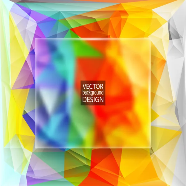 Multicolor ontwerpsjablonen. geometrische driehoekige abstracte moderne vector achtergrond. — Stockvector