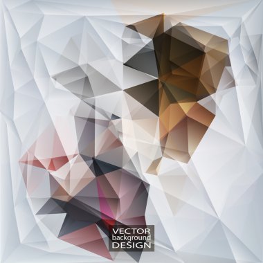 geometrik arka plan tasarımı - vektör çizim kullanmak için